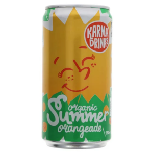 Pack of 2 Karma Drinks Organic Summer Orangeade Can